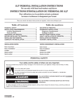 Whirlpool WFP2715HBK Installation guide