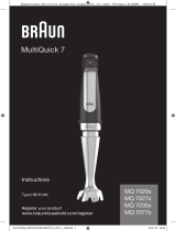 Braun MQ7025X Owner's manual