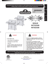 NAPOLEON RXT525SIBNSS-1 Owner's manual