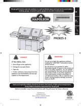 NAPOLEON PRO825RSBIPSS-3 Owner's manual