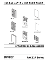 Chief PAC527FWP4 Installation guide