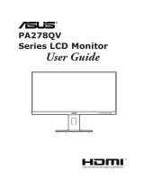 Asus PA278QV Series LCD Monitor User manual