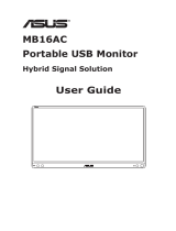 Asus ZenScreen MB16AC User guide