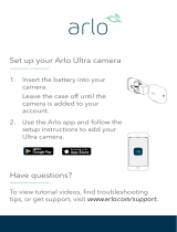 Arlo Ultra / Ultra 2 (VMC5040) Quick start guide