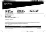 Kenwood KMR-D378BT Owner's manual
