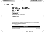 Kenwood KDC-BT772HD Owner's manual