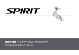 Spirit Fitness XE395 Owner's manual