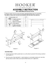 Hooker Furniture 5805-85001-80 Assembly Instruction