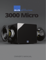 SV Sound MICRO3000GB Owner's manual