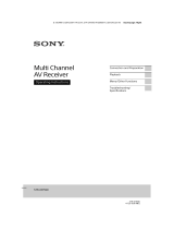 Sony STRDH590 Operating instructions