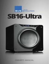 SVS SB16-Ultra Owner's manual