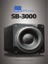 SVS SB3000GB Owner's manual