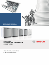 Bosch SHX89PW75N Owner's manual