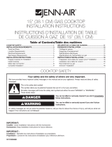 Jenn-Air JGC3215GS Installation guide