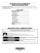 Jenn-Air JMV8208CS Installation guide