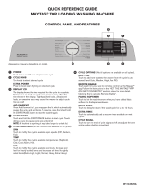 Maytag MVW6200KW Top Loading Washing Machine Owner's manual
