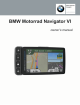 Garmin BMW Motorrad Navigator VI LM Owner's manual