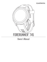 Garmin Forerunner 745, GPS Running Watch User manual