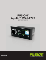 Fusion Fusion Apollo RA770 Owner's manual
