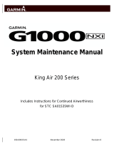 Garmin G1000 NXi - Beechcraft King Air 200/A200/B200 Operating instructions