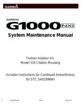 Garmin G1000 NXi - Cessna Citation Mustang Owner's manual