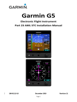 Garmin G5 Certified User manual