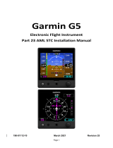 Garmin G5 Certified User manual