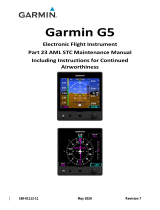 Garmin G5 Certified Owner's manual