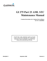 Garmin GI 275 Operating instructions