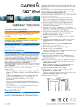 Garmin Brezzicni jadralski paket GNX Wireless 52 Installation guide