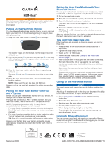 Garmin Fascia cardio HRM-Dual User manual