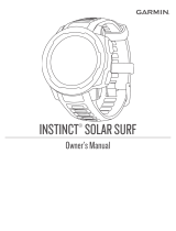 Garmin Instinct Solar linija Surf Owner's manual