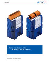 SBC PCD3.F1xx & PCD3.F2xx - Communication modules Owner's manual