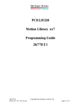 SBC PCD2.H320Motion Owner's manual