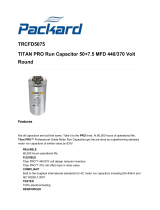 Packard TRCFD5075 Installation guide