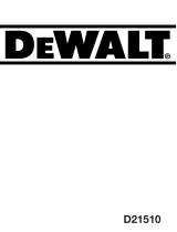 DeWalt D21510 Owner's manual