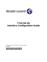 Alcatel-Lucent 7710 SR OS Interface Configuration Manual