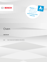 Bosch HBS573BB0B Installation guide