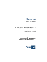 CipherLab 1500 User manual