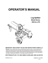 MTD 550 Thru 570 Owner's manual
