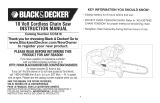 Black & Decker CCS818 TYPE 2 Owner's manual