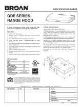 Broan QDE30SS Installation guide