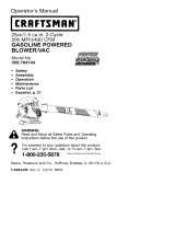 Craftsman 358794744 Owner's manual