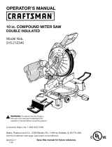 Craftsman 315.212340 Owner's manual