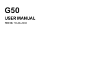 Blu G50 Owner's manual