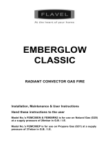 Flavelfires Emberglow Outset Gas Fire User manual