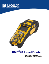 Brady BMP 61 User manual