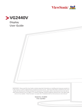 ViewSonic VG2440V-S User guide