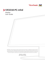 ViewSonic VX3218-PC-MHD-S User guide