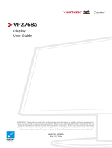 ViewSonic VP2768A-S User guide